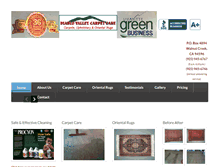 Tablet Screenshot of diablocarpetcare.com